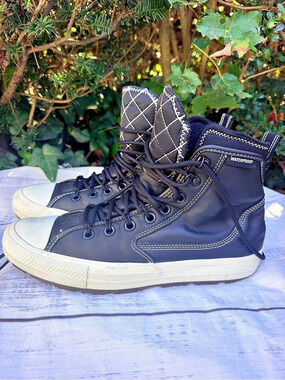 Converse Chuck Taylor All Star Waterproof High-Top Sneakers Black Size 8.5Men